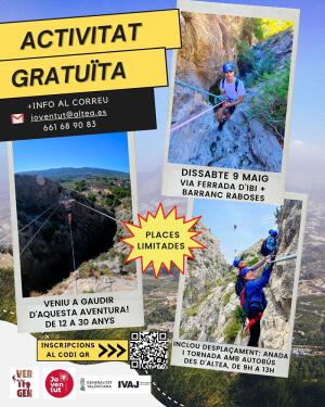 Juventud ofrece una nueva actividad multiaventura