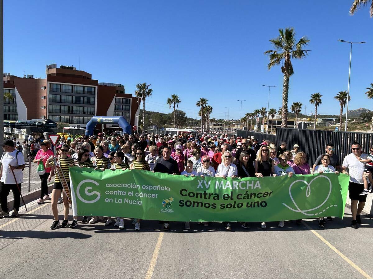 La Marcha Solidaria contra el Cáncer reunió a más de 2.000 personas
