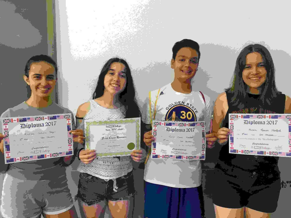 &Eacute;xito de los alumnos del IES Callosa d&rsquo;en Sarri&agrave; en el concurso europeo Big Challenge 