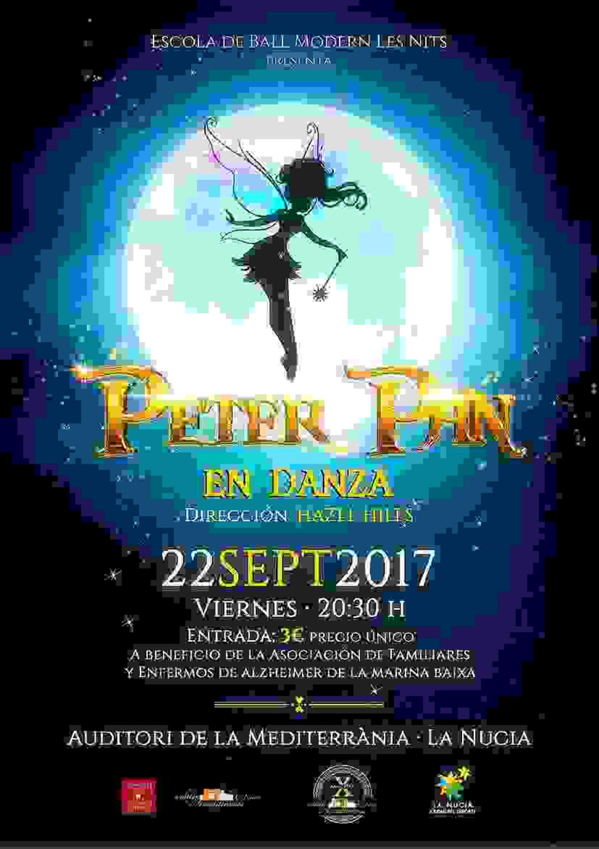La Nucía · Hoy “Peter Pan en Danza” a beneficio de la Asociación  de Alzheimer Marina Baixa