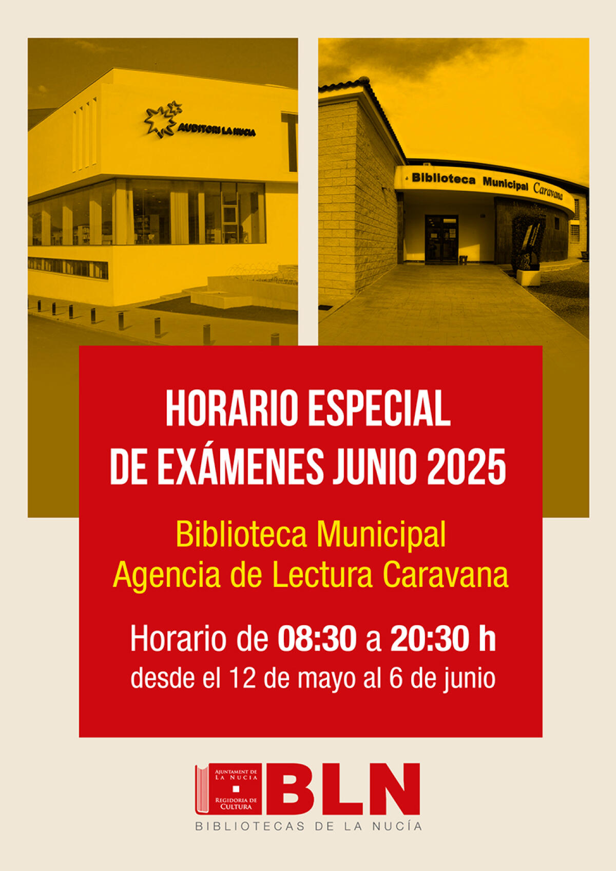 Da comienzo el inicio de horario ampliado de las bibliotecas de La Nucía