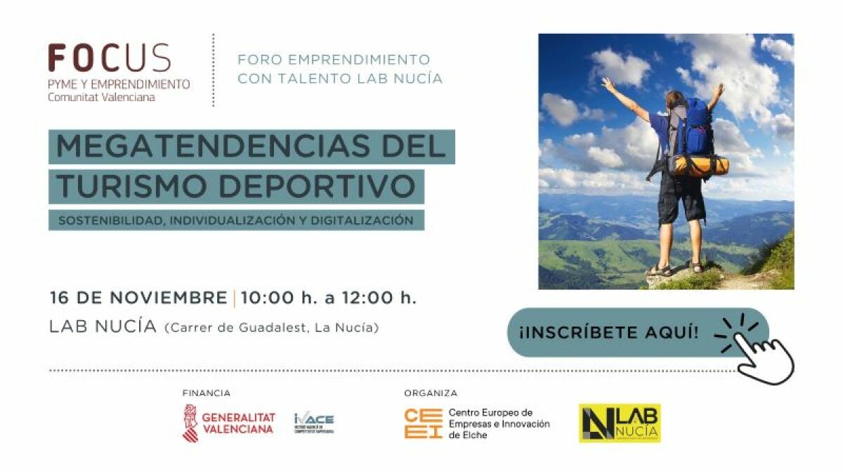 Abiertas las inscripciones para el Foro “Megatendencias del Turismo Deportivo”