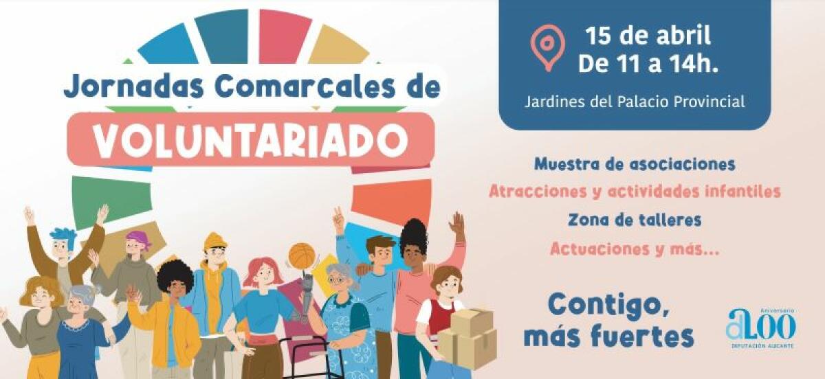 La Diputación invita a la ciudadanía a la Jornada de Voluntariado que celebra este sábado en sus jardines  