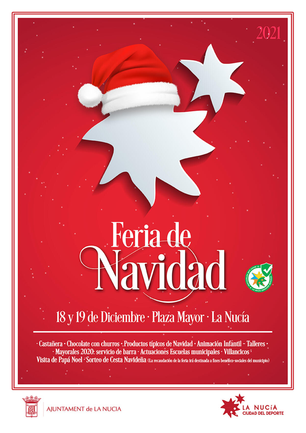 Este fin de semana, X Feria Solidaria de Navidad