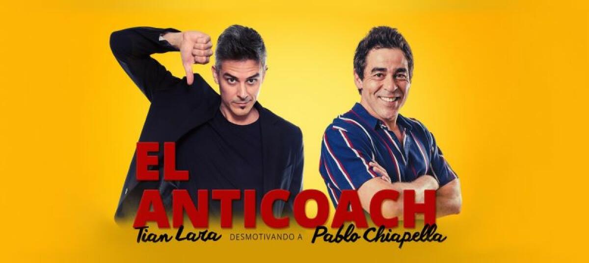 El monólogo “El Anticoach” con Pablo Chiapella este sábado