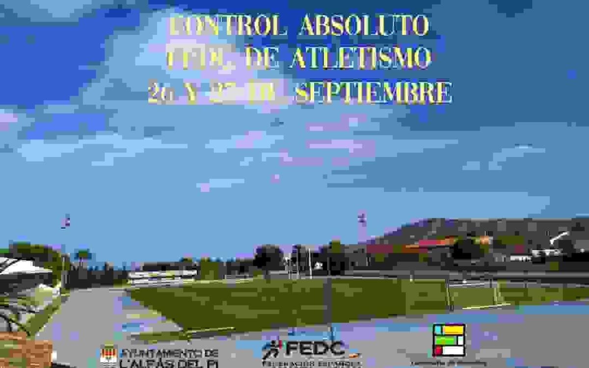 L&rsquo;Alf&agrave;s acoge este fin de semana el Control Absoluto de Atletismo &lsquo;sin barreras&rsquo;
