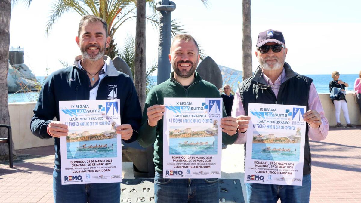 La bah&iacute;a de Benidorm acoge este domingo el XII Trofeo &lsquo;Mare de Deu del Sofratge&rsquo; de remo con 60 equipos de toda la Comunitat Valenciana