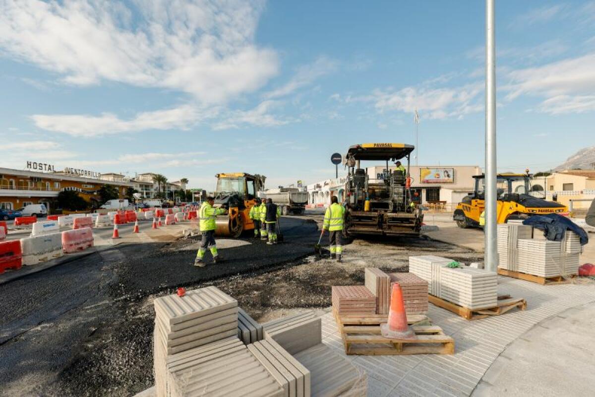 Este domingo se inician los trabajos de asfaltado en la avenida Europa, obras EDUSI financiadas con Fondos FEDER