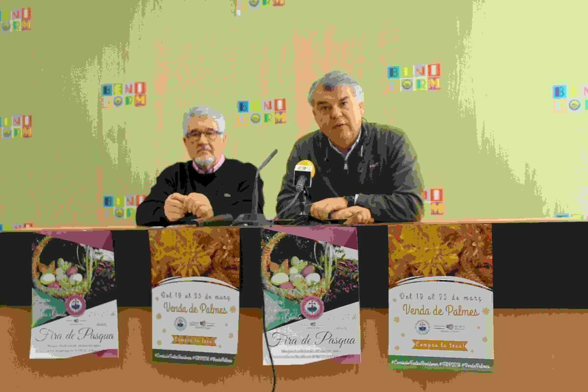 La Comisi&oacute;n de Fiestas celebra la &lsquo;Fira de Pasqua&rsquo; con productos t&iacute;picos de Benidorm y venta de palmas para el &lsquo;Domingo de Ramos&rsquo;