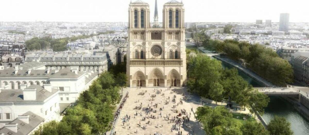 Así es el proyecto ganador de la remodelación del entorno de Notre Dame