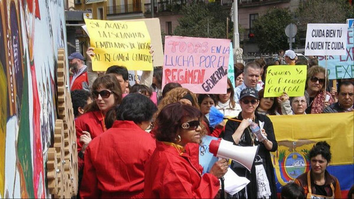 La lucha de las empleadas del hogar para acceder al paro: “Estábamos solas y eso les convenía a muchos”