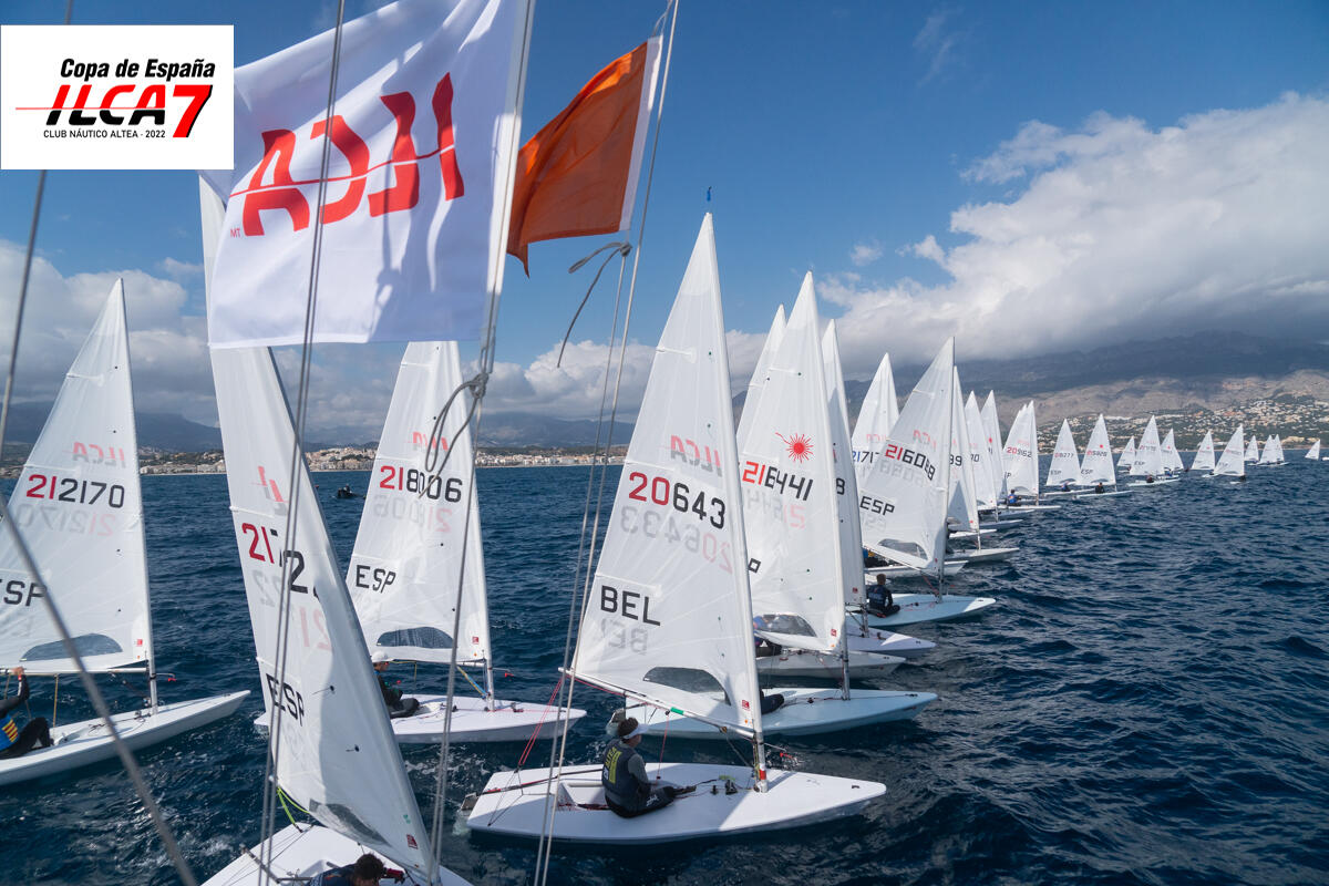 Pep Cazador, Agustín Vidal y Gonzalo Suárez ganadores de la Copa de España ILCA 7