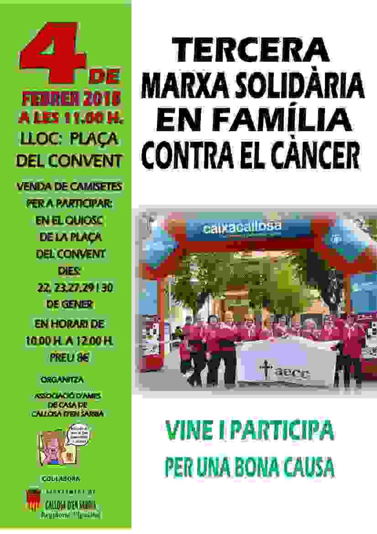 Callosa &middot; III Marcha Solidaria en Familia Contra el C&aacute;ncer