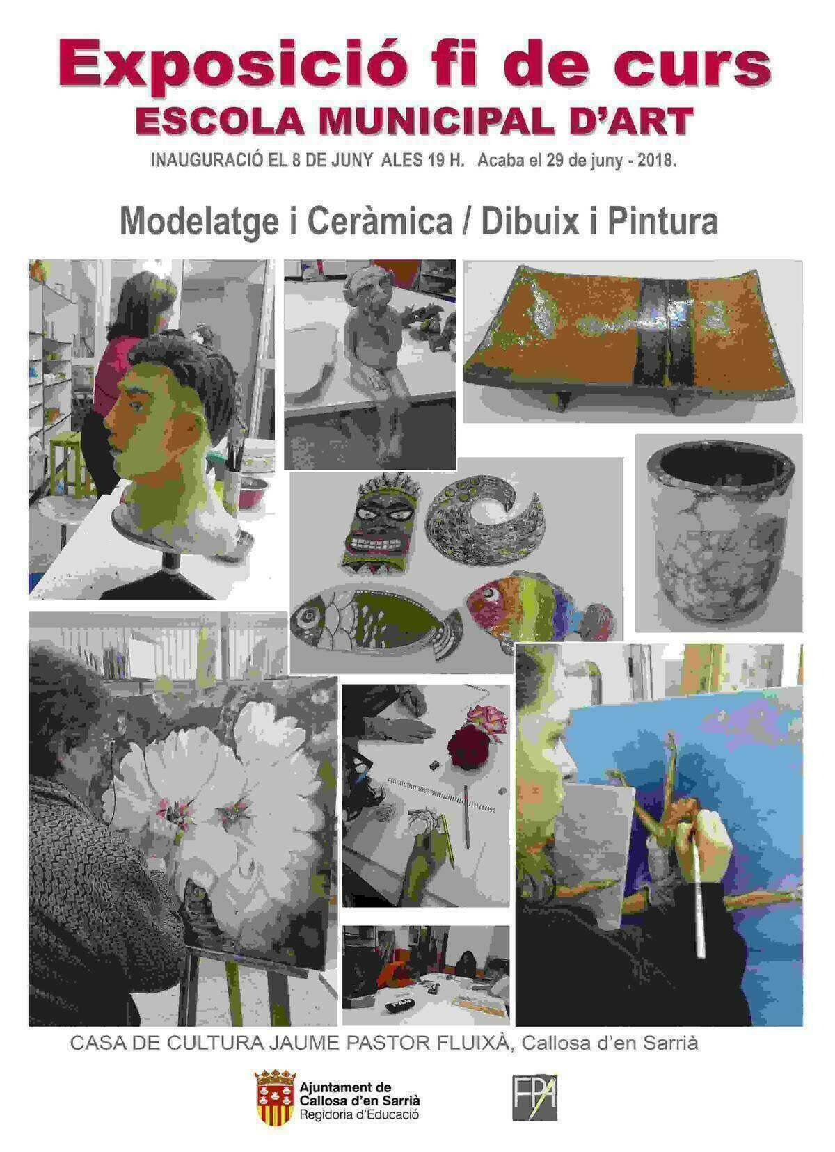 Callosa &middot; Los alumnos de la Escuela Municipal de Arte expondr&aacute;n sus trabajos en la Casa de Cultura a partir del 8 de junio