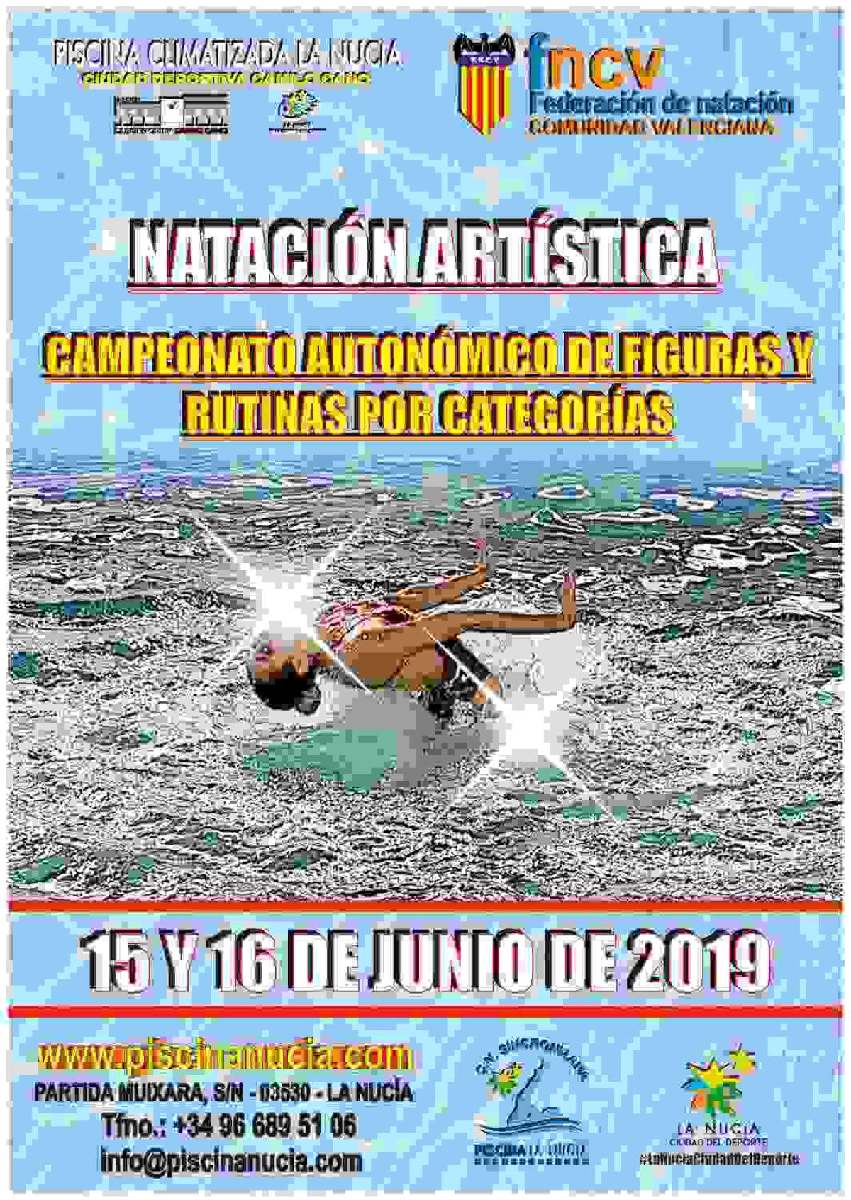 La Nucía acoge el Autonómico de Figuras y Rutinas de Natación Sincronizada