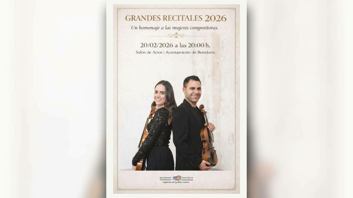 El ciclo de Grandes Recitales rinde homenaje este viernes a las mujeres compositoras en Benidorm