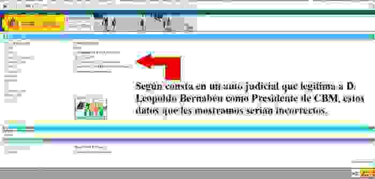 CBM solicita al ministerio del interior que corrija un apunte en su registro de partidos politicos