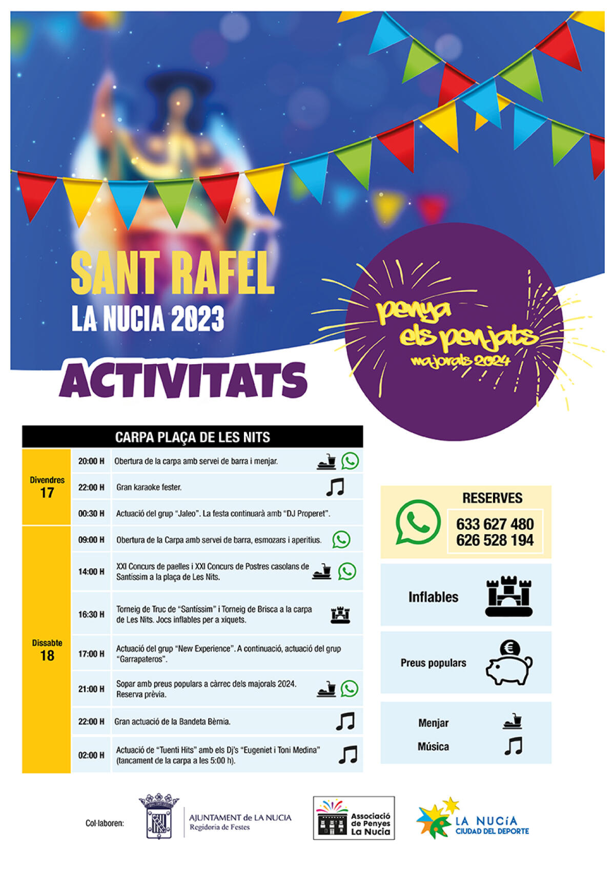 La Nucía celebra les “Festes de Santíssim i Sant Rafel 2023” este fin de semana