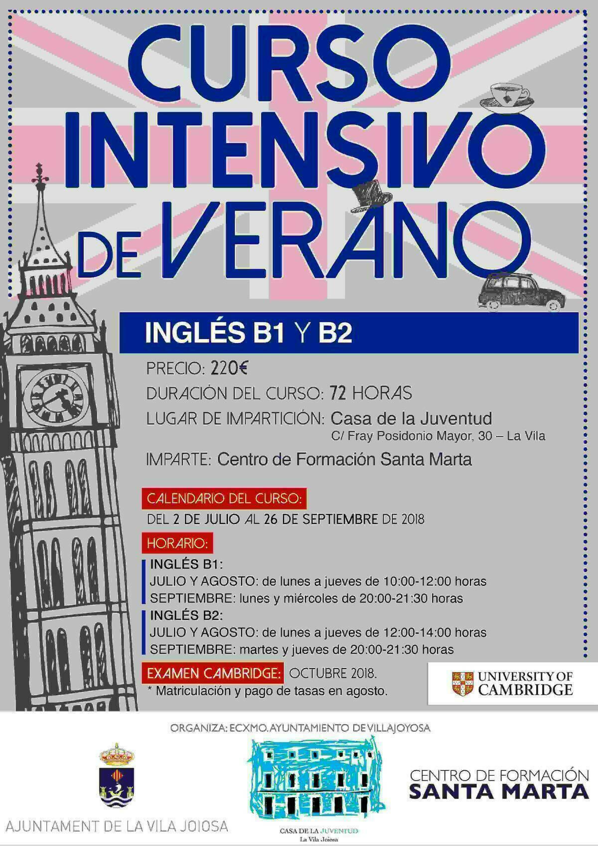 La Vila · Juventud organiza un curso intensivo de inglés 