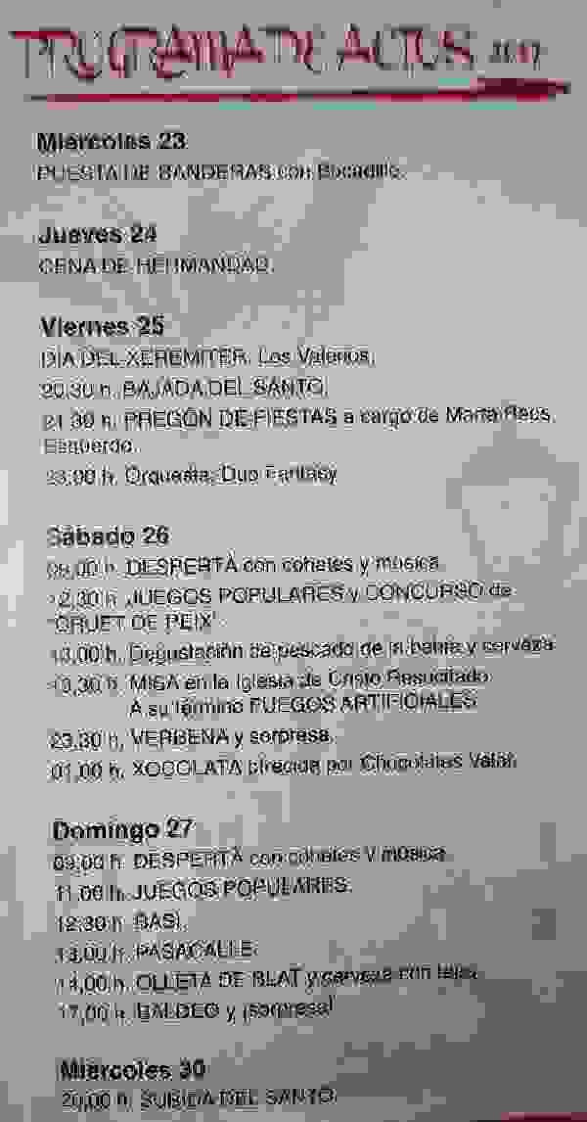 La Vila &middot; Todo a punto en el Barrio de la Playa para celebrar las tradicionales fiestas en honor a San Agust&iacute;n