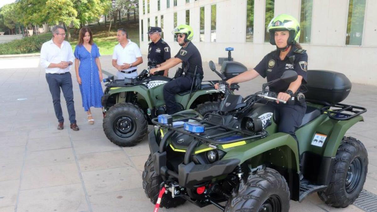 Benidorm amplía el parque móvil de la Policía Local con dos ‘quads’ para vigilancia de playas