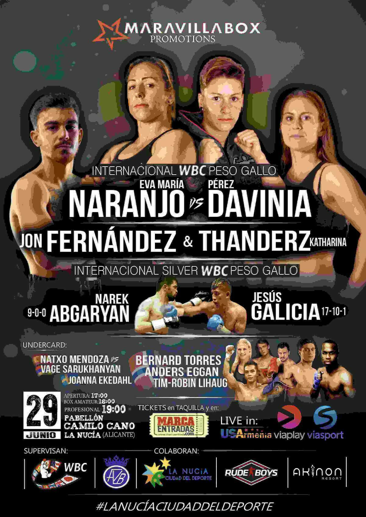 Eva Naranjo boxear&aacute; por un Cintur&oacute;n Internacional en La Nuc&iacute;a este viernes