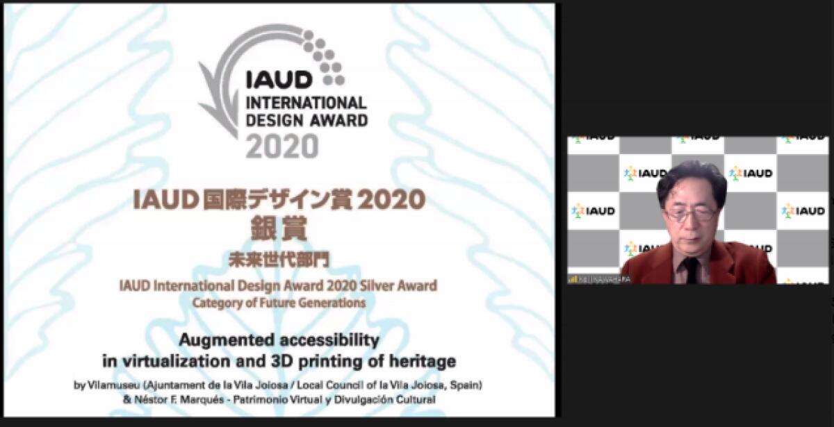 El proyecto “Accesibilidad Aumentada” de Vilamuseu y Néstor F. Marqués gana el premio internacional IAUD 2020 en la categoría de plata