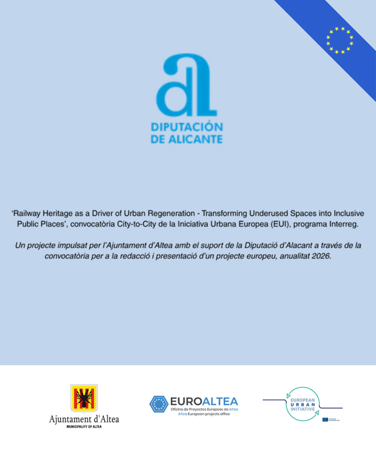 El Ayuntamiento de Altea destinar&aacute; una subvenci&oacute;n de la Diputaci&oacute;n a un proyecto de desarrollo y revitalizaci&oacute;n del entorno urbano