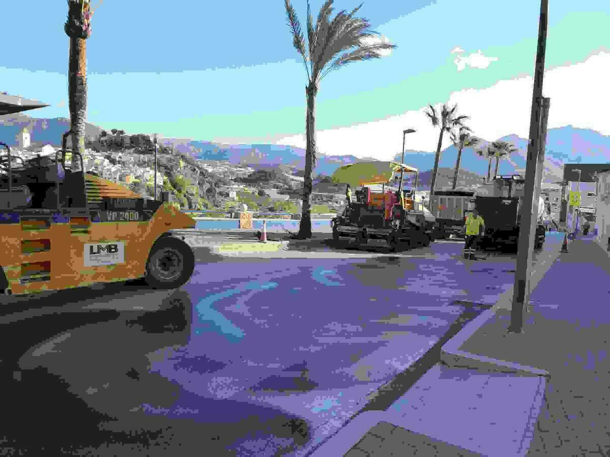 La Nucía // Último día de cortes de tráfico en la avenida Porvilla por reasfaltado