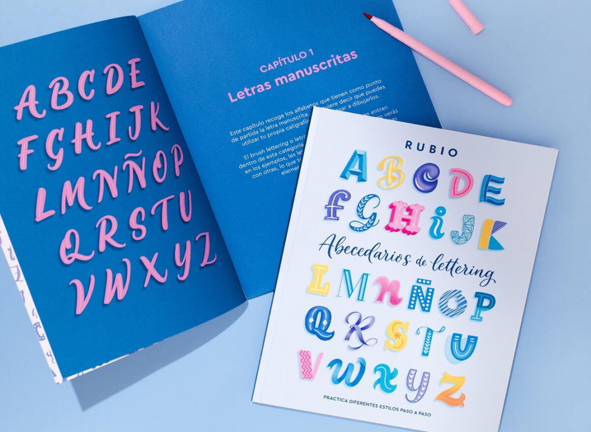 “Abecedarios de lettering”, el cuaderno de RUBIO que invita a experimentar con todo un universo de estilos