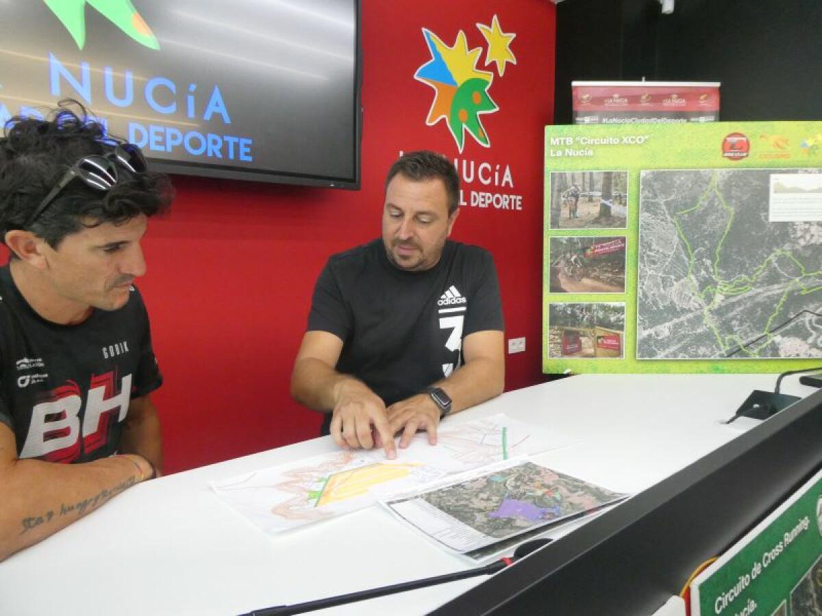 Carlos Coloma asesora a La Nucía en la ampliación del Bike Park y Circuito XCO 