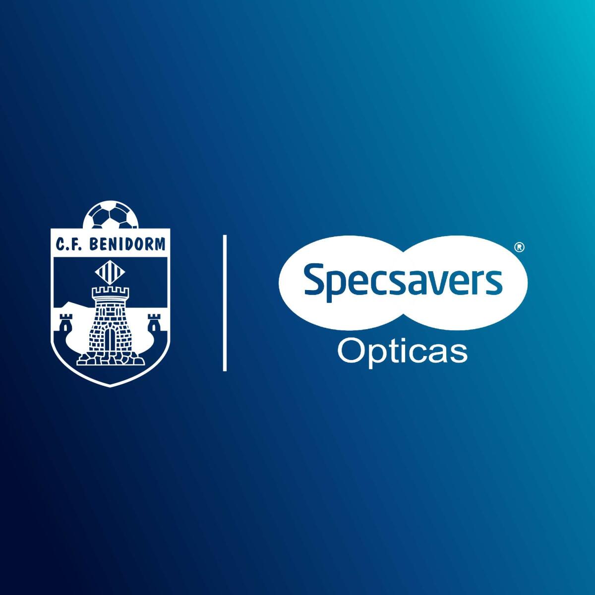 SPECSAVERS Ópticas contribuirá con dos becas solidarias en el CF Benidorm para el  fútbol base