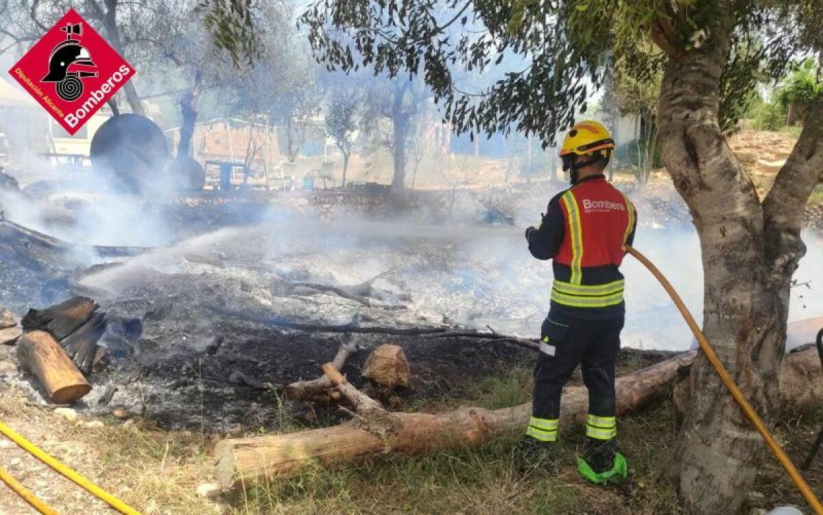 INCENDIO EN ALFAZ DEL PI