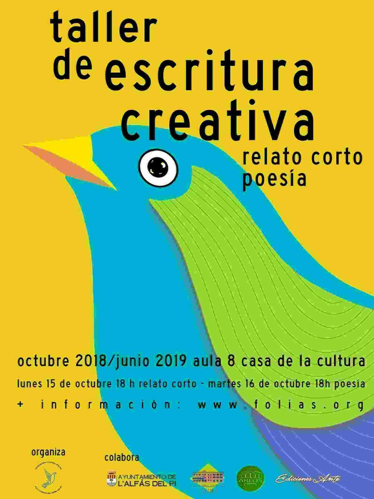 Alfaz &middot; Este mes arrancan los talleres creativos que organizan la concejal&iacute;a de Cultura y FOLIAS