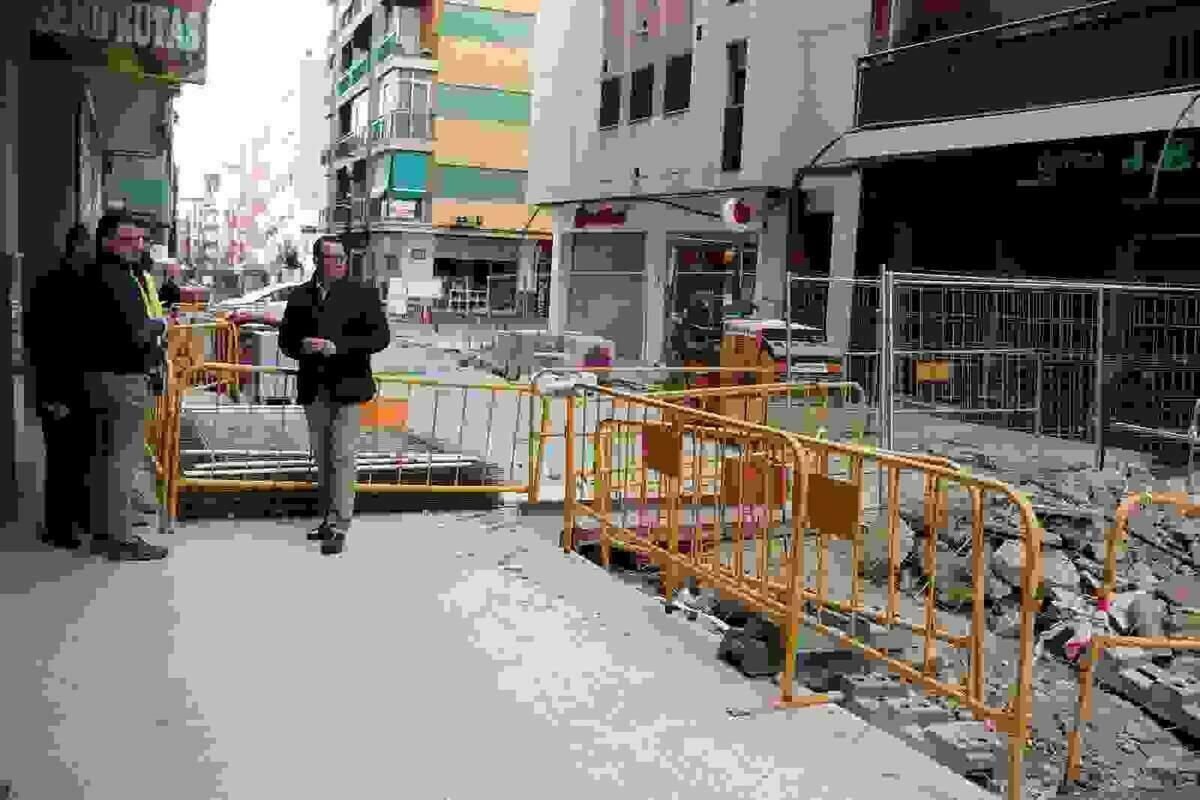  Benidorm // La peatonalización de Tomás Ortuño estará lista para Semana Santa y se amplia y mejora la accesibilidad de la calle Venus
