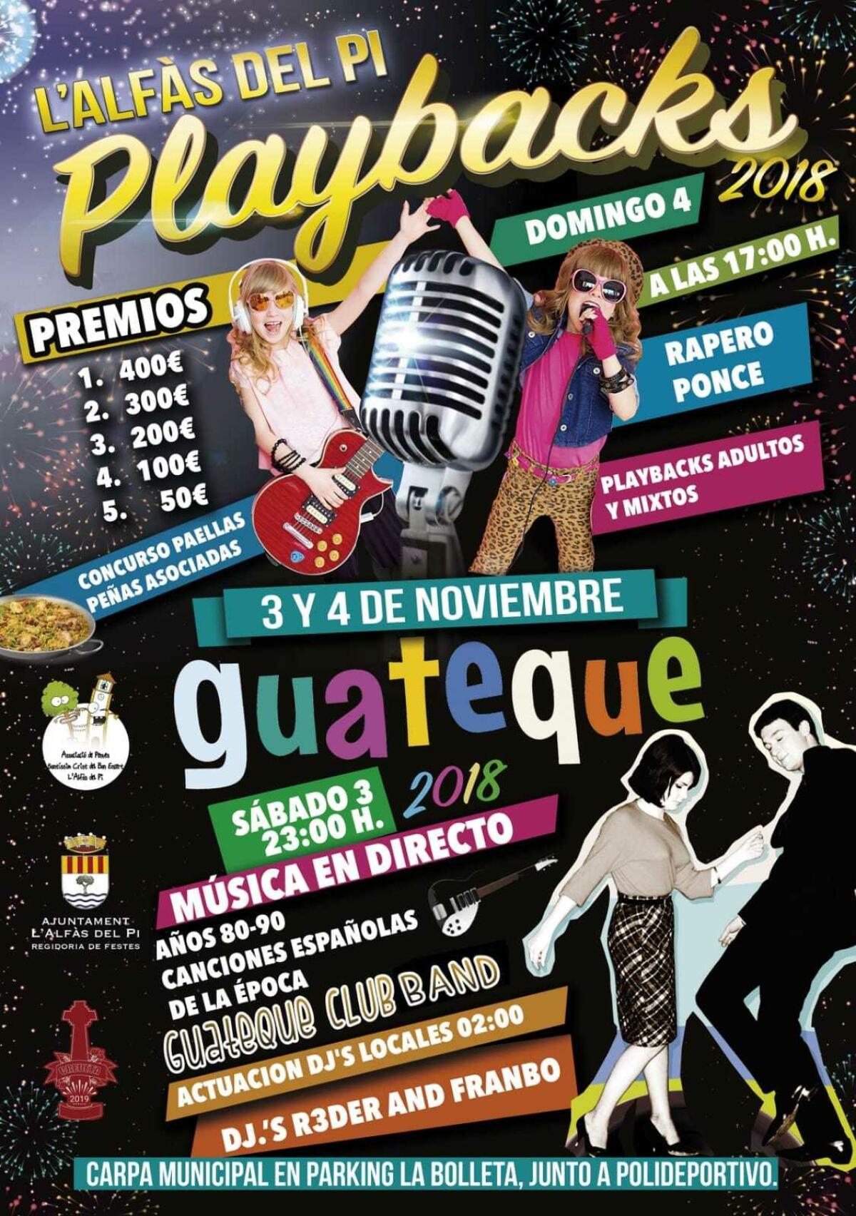 Con el guateque y los playbacks l&rsquo;Alf&agrave;s calienta motores para las fiestas del Cristo
