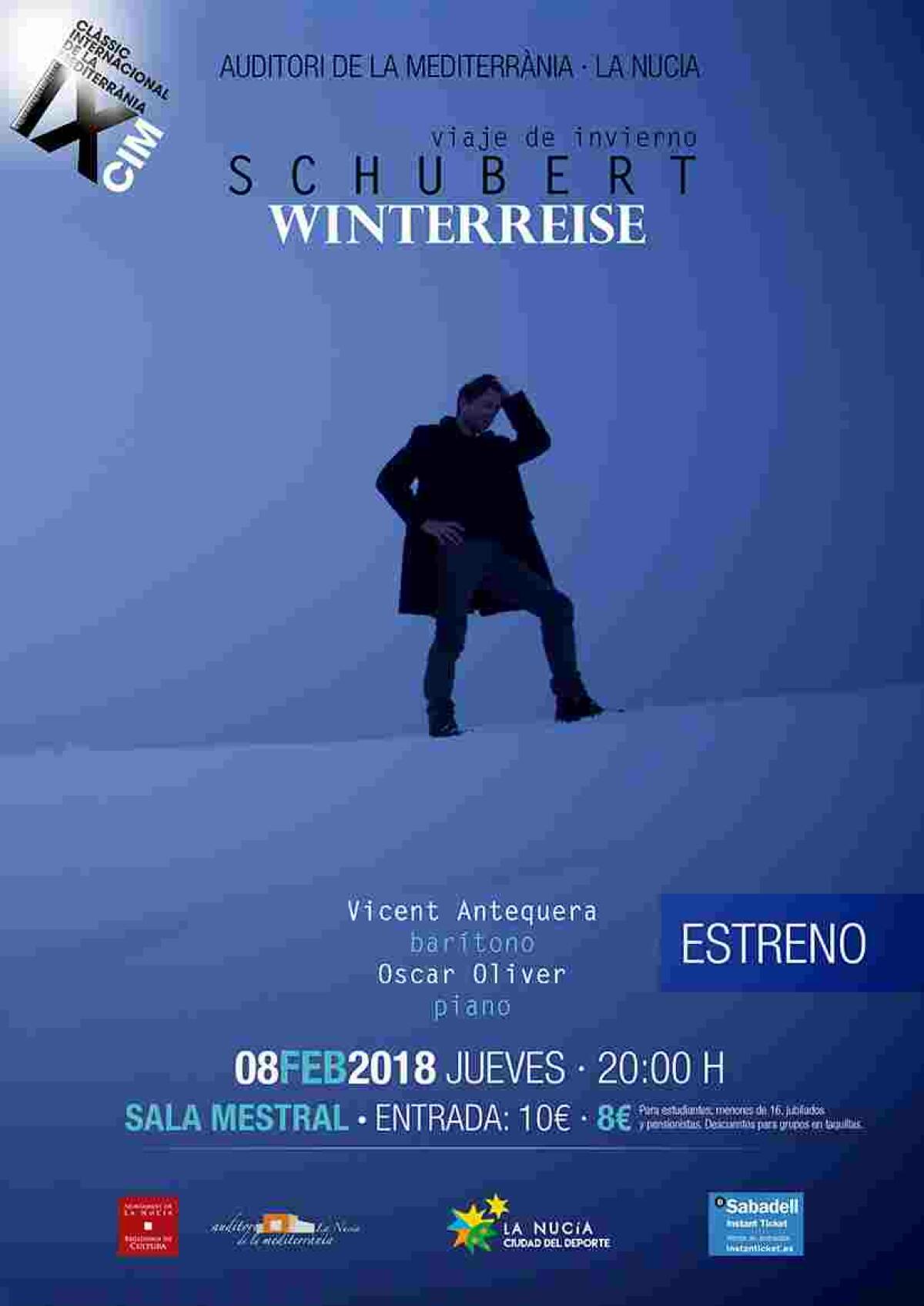 La Nuc&iacute;a &middot; Concierto &iacute;ntimo del &ldquo;Winterreise&rdquo; de Schubert ma&ntilde;ana en l&rsquo;Auditori