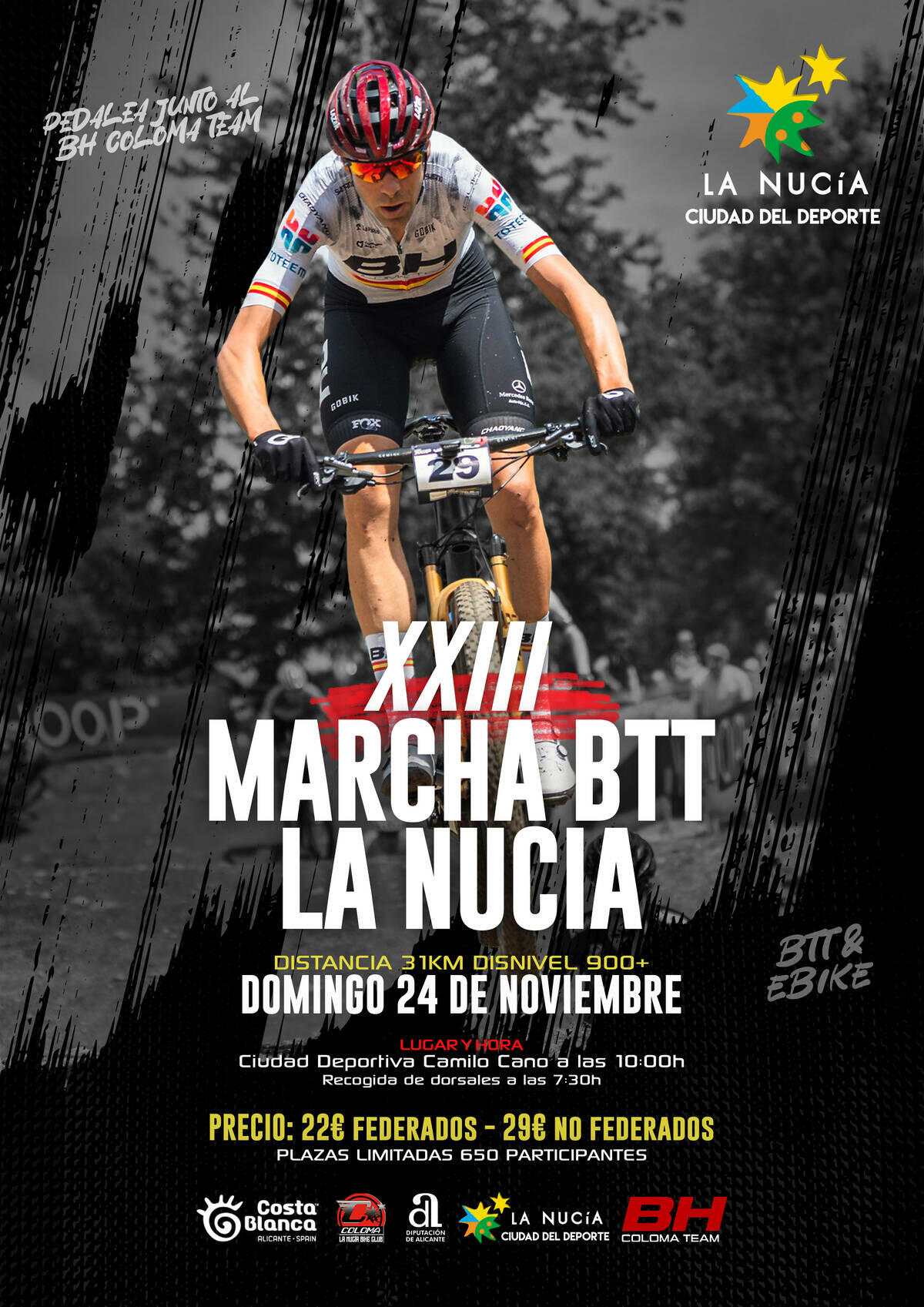  Abiertas inscripciones para la XXIII Marcha BTT La Nucía 