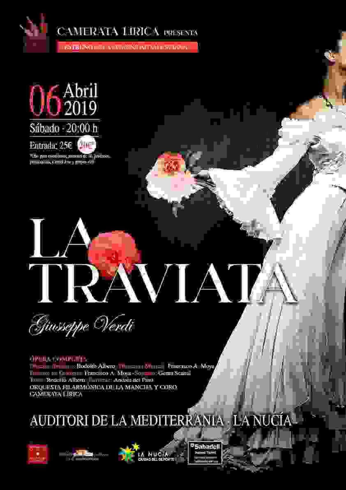 La Ópera “La Traviata” este sábado en l´Auditori de La Nucía