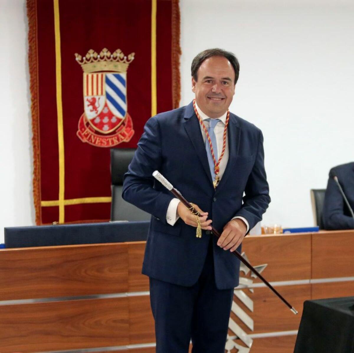 JUANFRAN PÉREZ LLORCA, INVESTIDO ALCALDE-PRESIDENTE DEL AYUNTAMIENTO DE FINESTRAT 