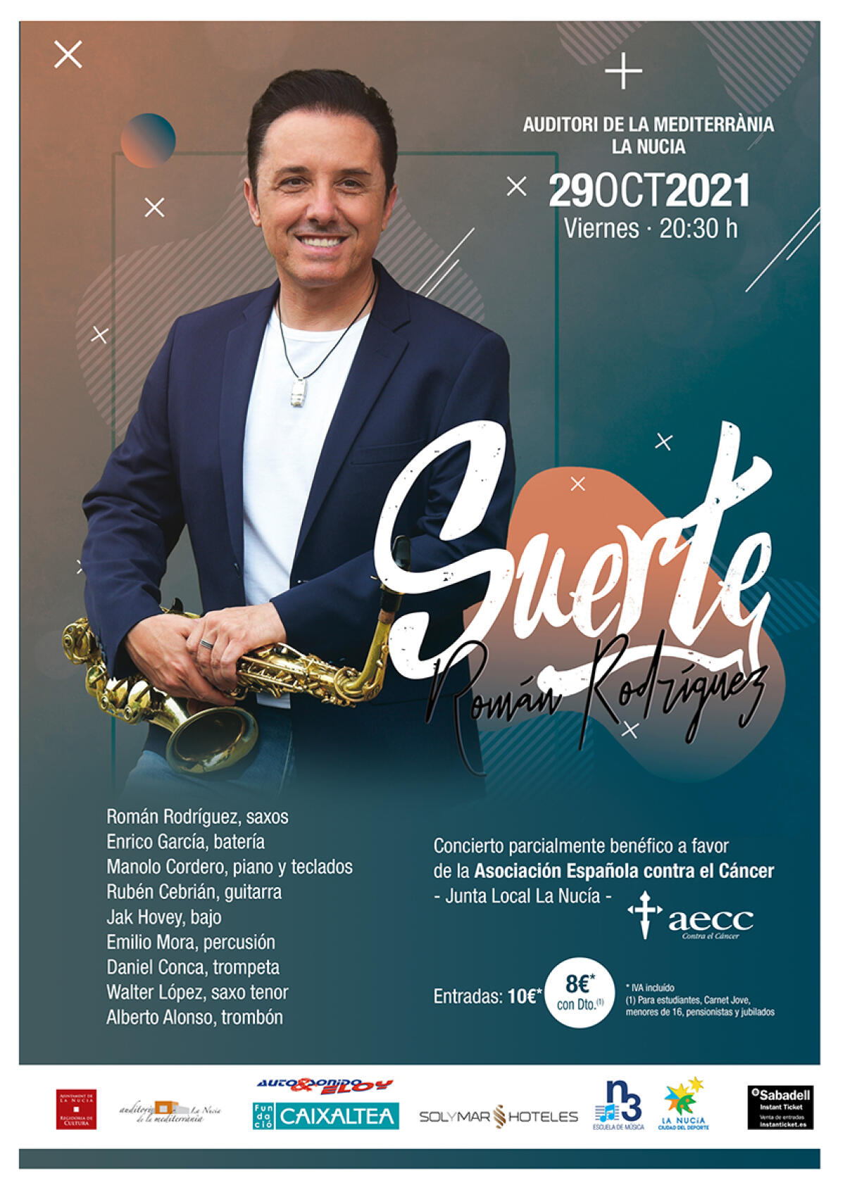 Esta noche Román Rodríguez presenta “Suerte” en l’Auditori 