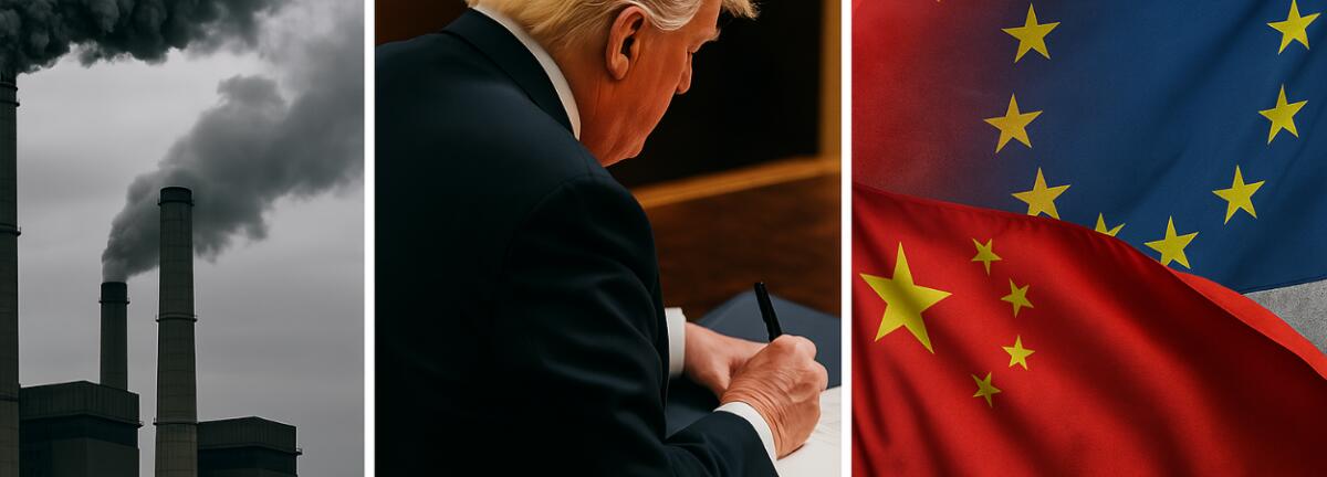 Del carbón al conflicto: la jugada de Trump que enfurece a China y Europa