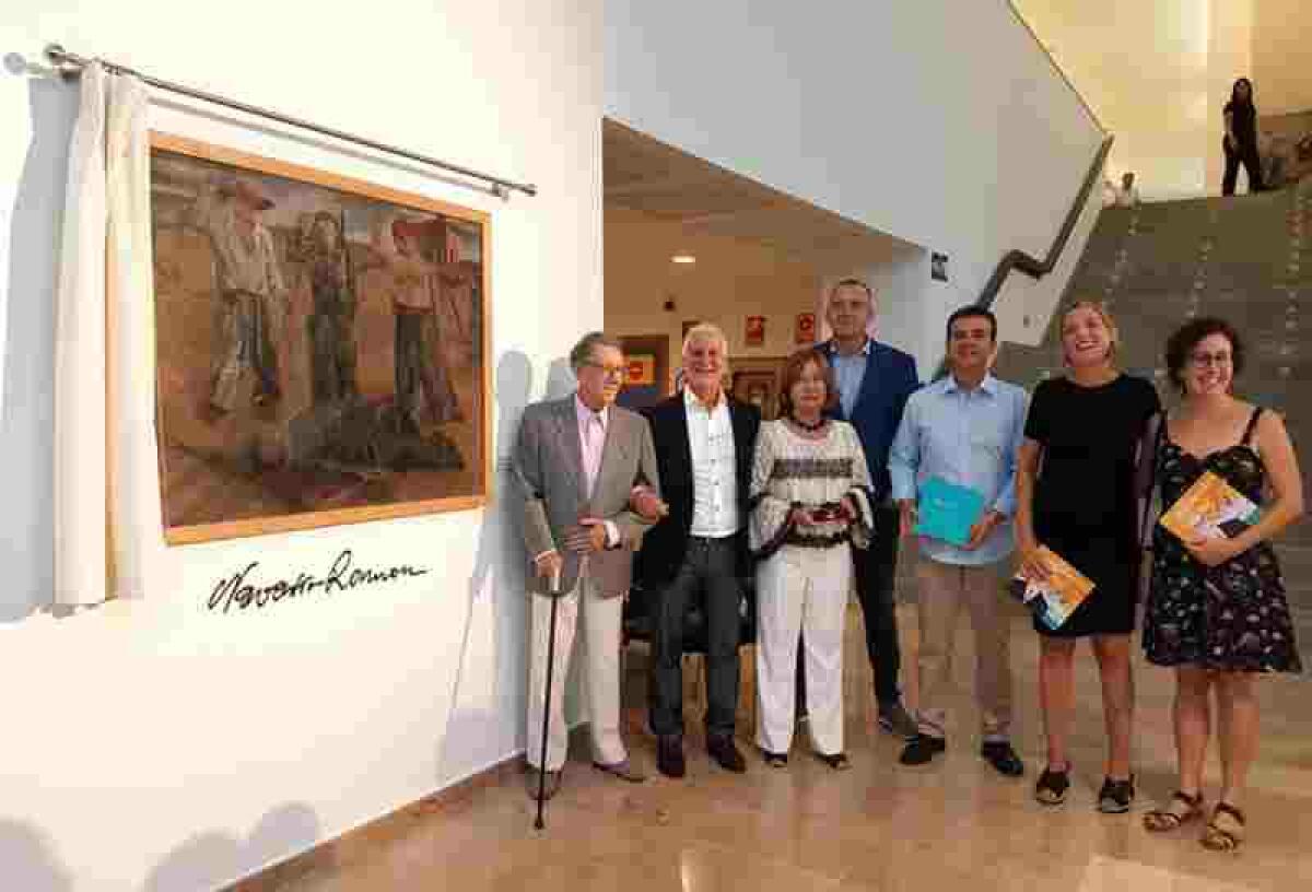 La presentación del cuadro ‘’Te Vengaremos’’ se convierte en una fiesta del arte y la cultura en Altea