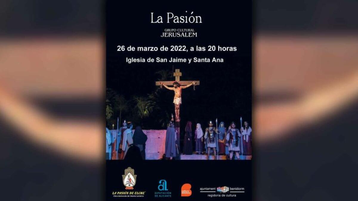 La iglesia de San Jaime acoge mañana a las 20 horas la representación de ‘La Pasión’