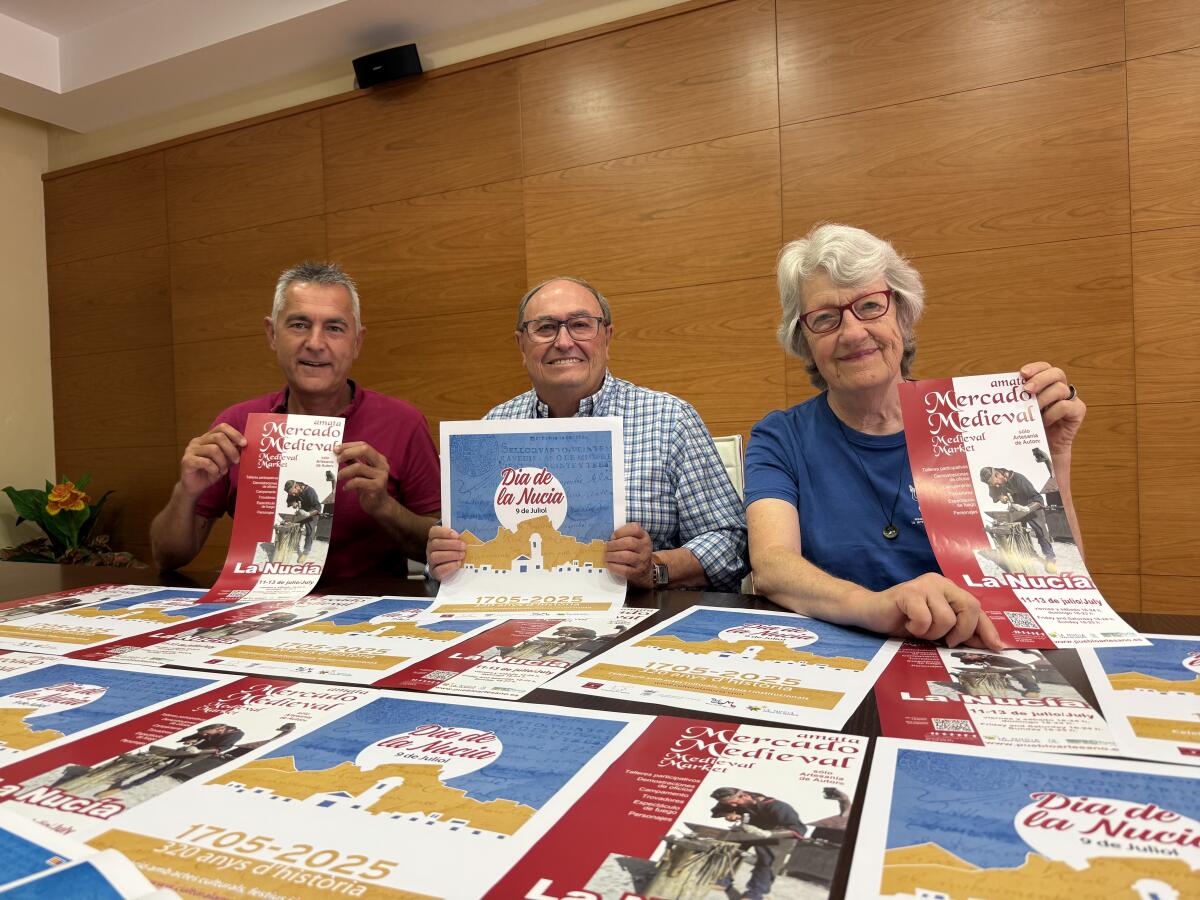 La Nucía celebra su 320 aniversario con música, exposición, Mercado Medieval y un homenaje a Miquel Guardiola