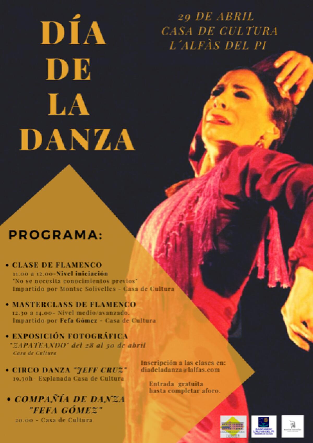 Celebra el Día de la Danza este sábado en l’Alfàs con clases gratuitas de flamenco y espectáculos de baile