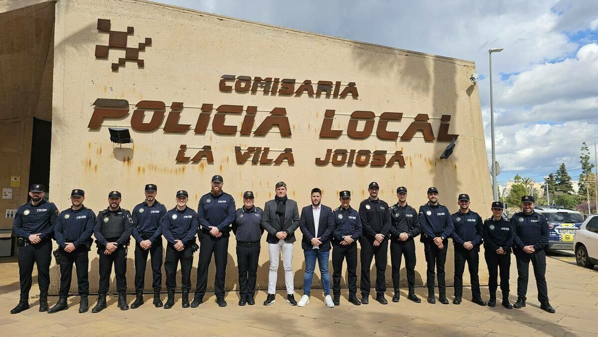 12 agentes se incorporan a la plantilla de la Policía Local de Villajoyosa