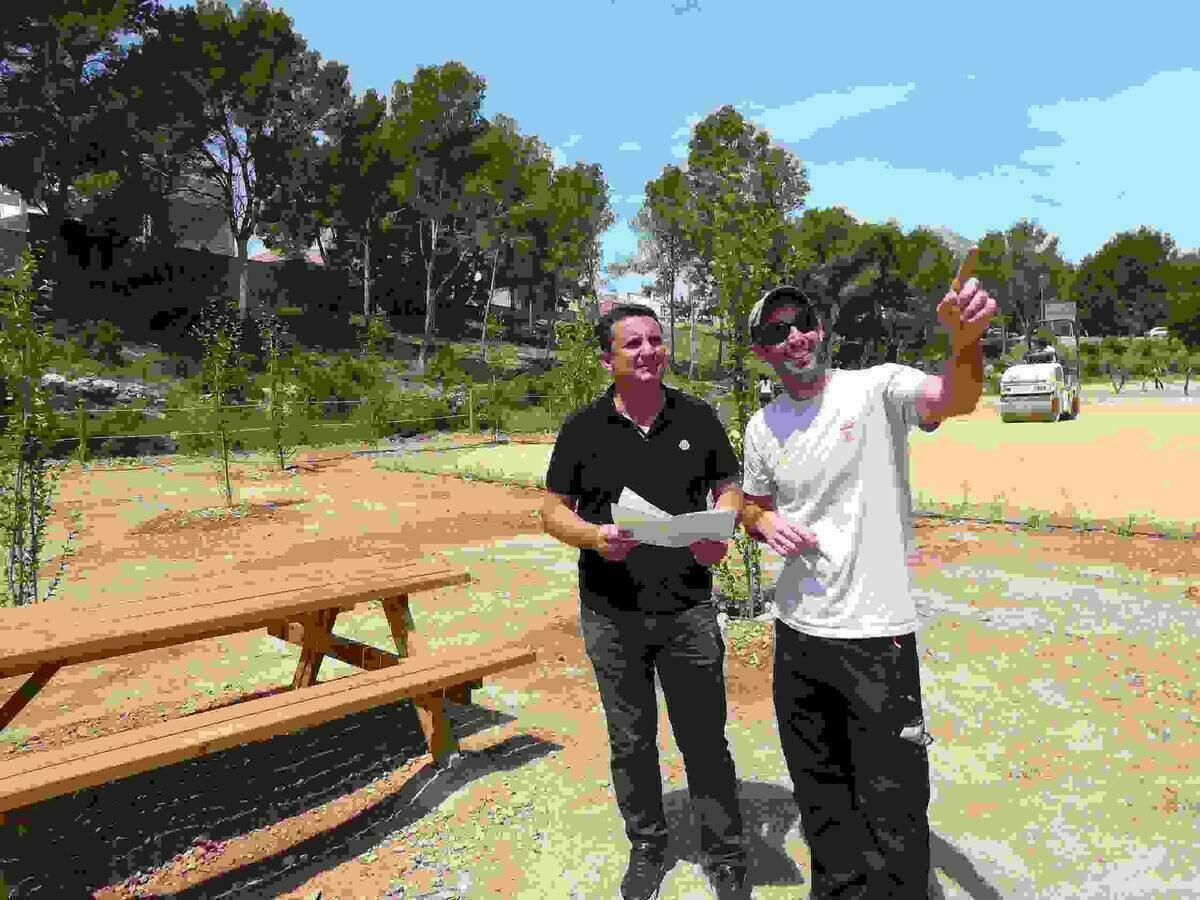 La Nucía // Las obras del área “deportiva-recreativa”  de Resid. Varadero entran en su recta final