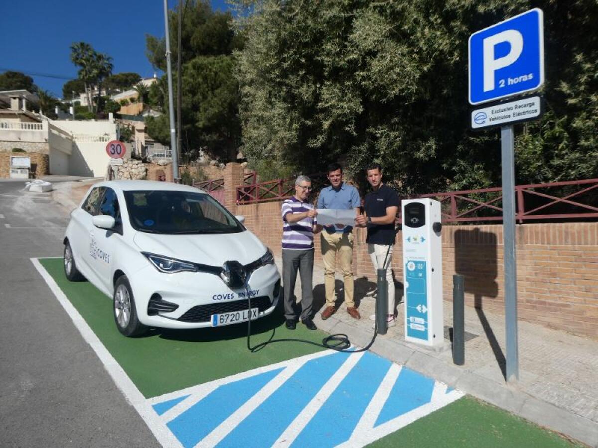 El 30º Punto de Recarga de coches eléctricos estará en Urb. Tossal