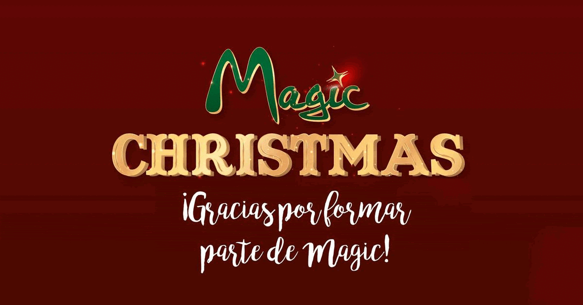 ¡Feliz Navidad de parte de todo el Equipo Magic!